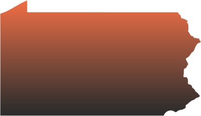 Stylized Pennsylvania Map